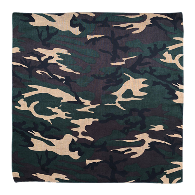 Novelty Bandana – Woodland Camo (Per Dozen)