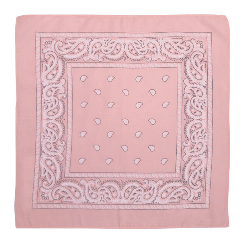 Paisley Print Bandana – Pink (Per Dozen)