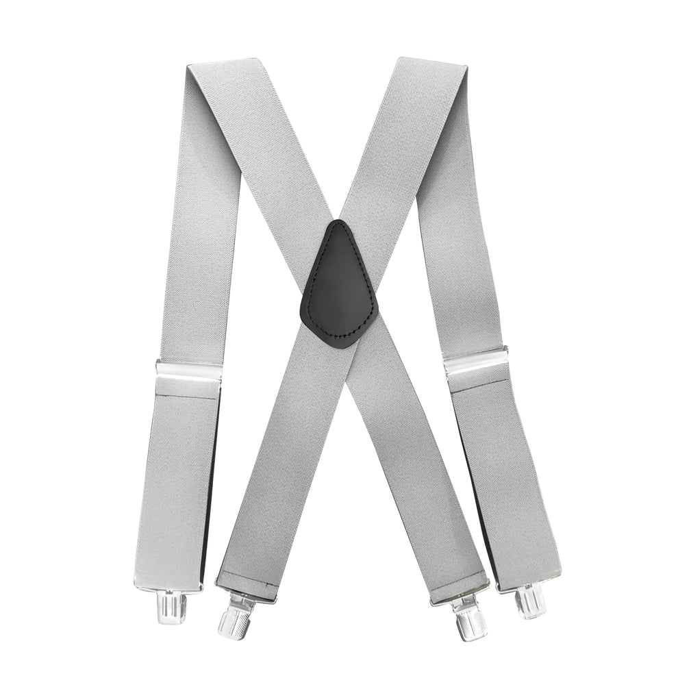 Casual/Work Suspender with Leather Patch 2″ (Per Dozen)