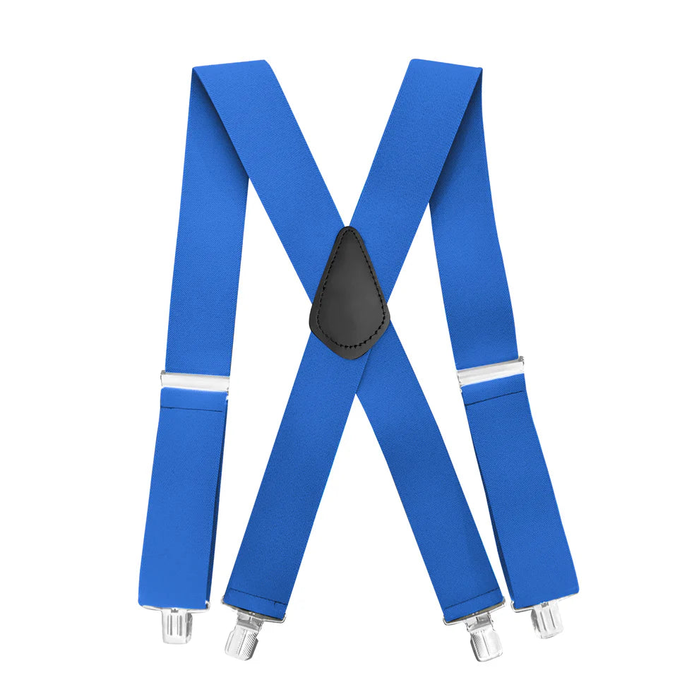 Casual/Work Suspender with Leather Patch 2″ (Per Dozen)