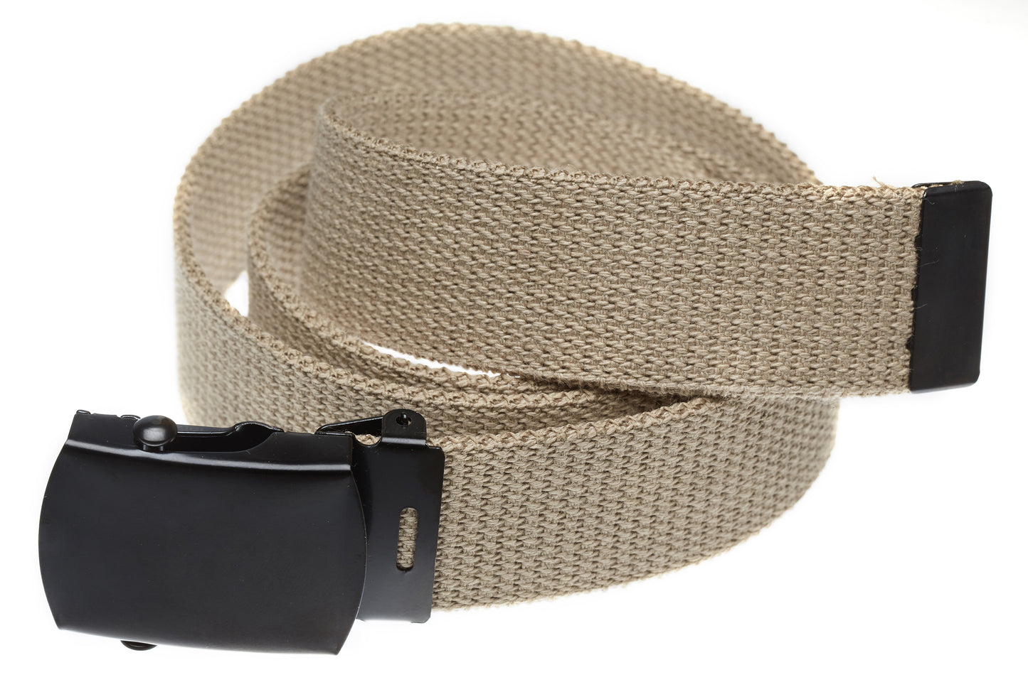 Military Grade Web Belt with Black Buckle (Per Dozen)