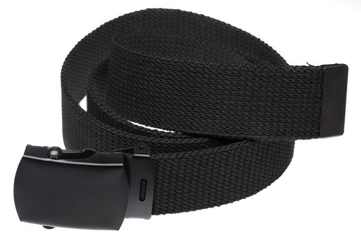 Military Grade Web Belt with Black Buckle (Per Dozen)