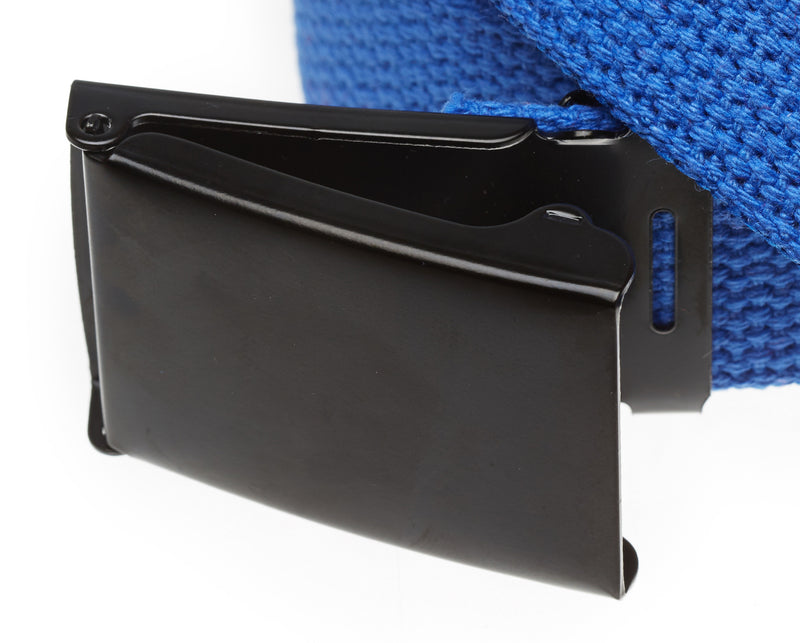 Blue Line Belt With Black Flip Top Buckle (Per Dozen)