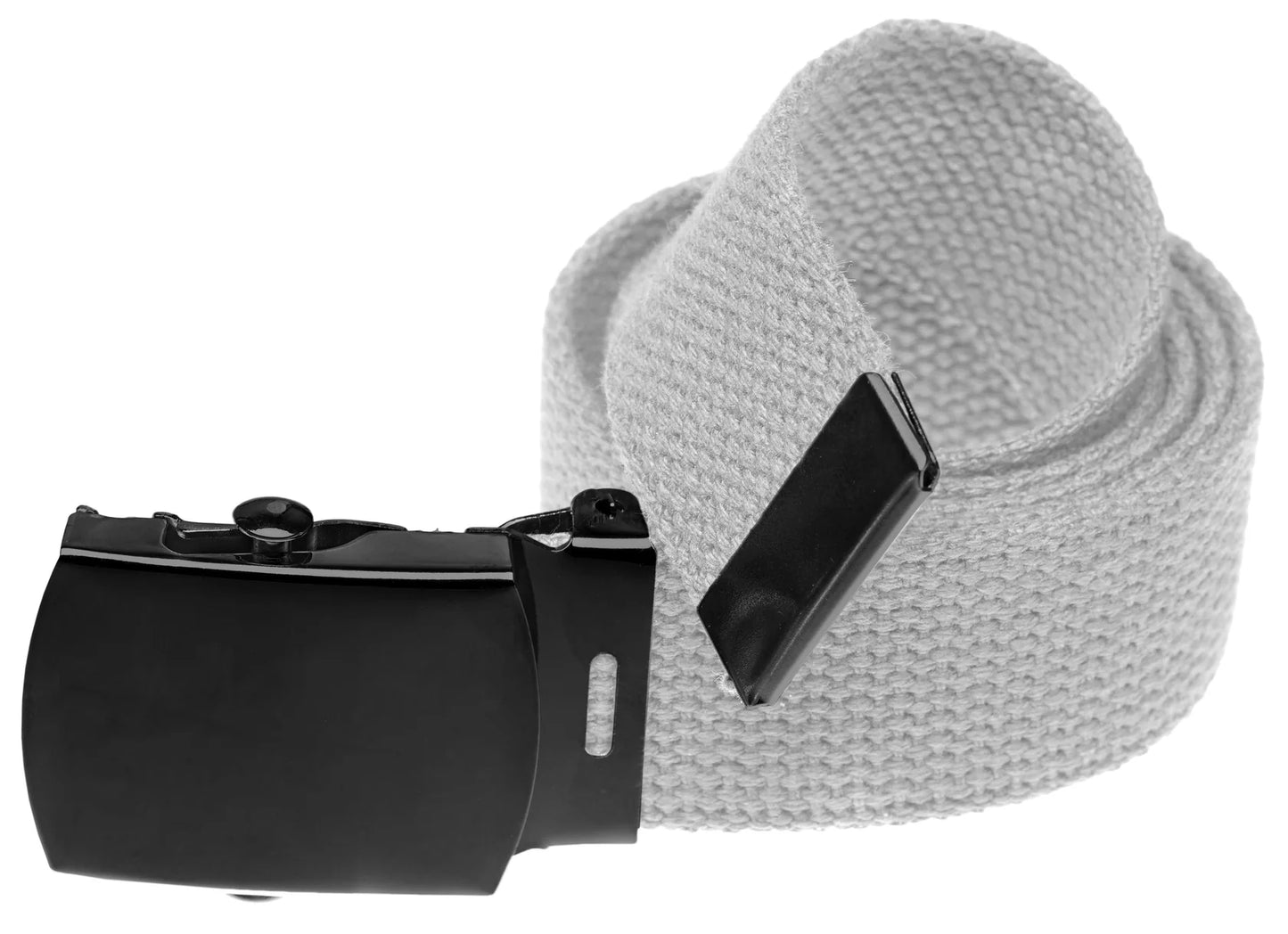 Military Style Web Belt with Black Buckle (Per Dozen)