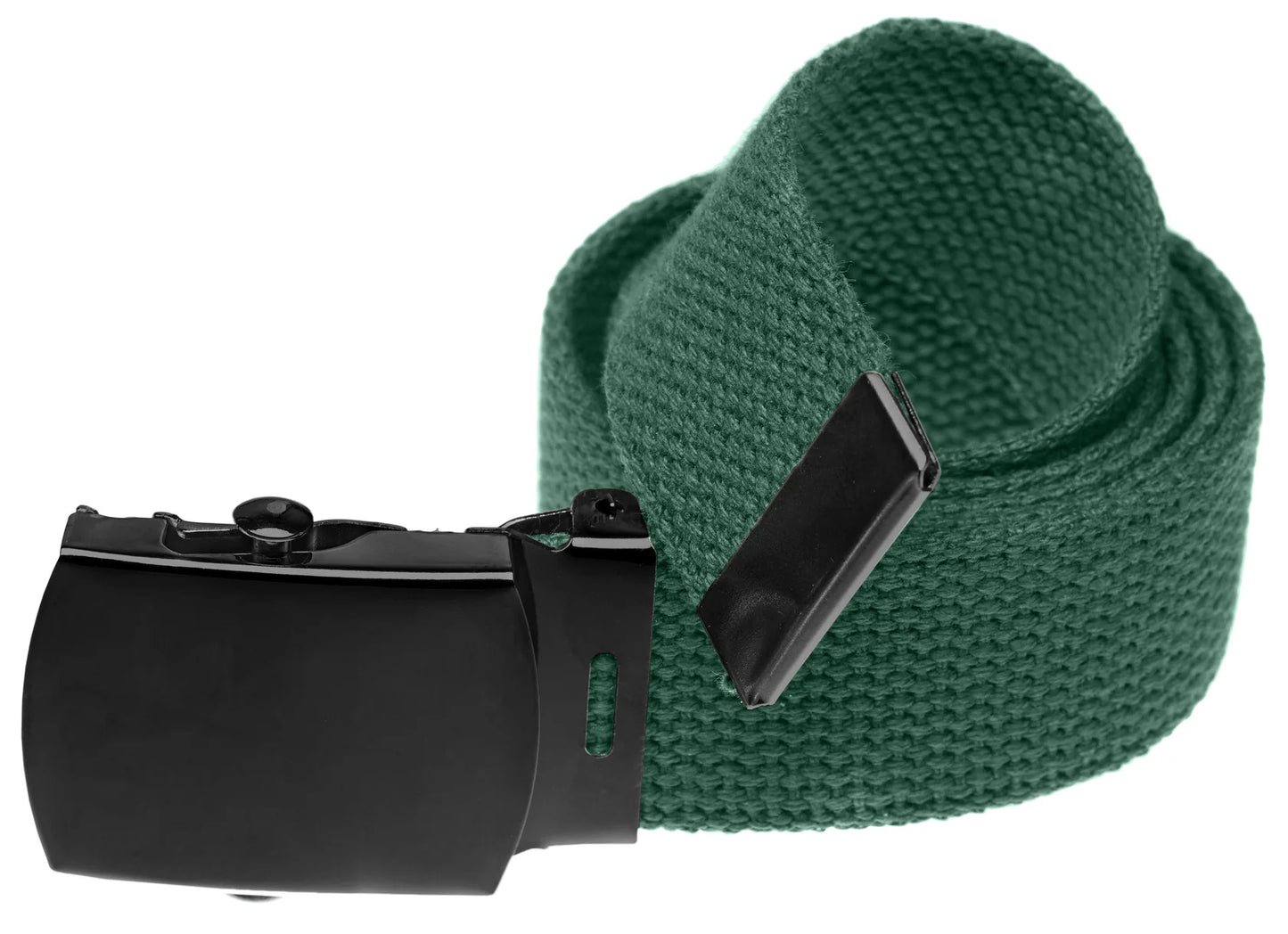 Military Style Web Belt with Black Buckle (Per Dozen)