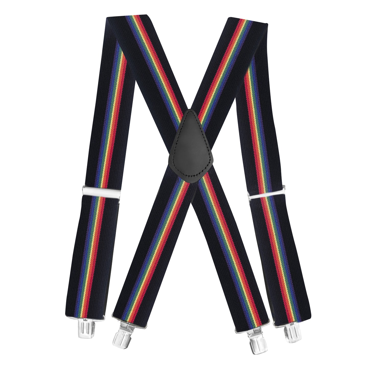 Rainbow / Striped Suspenders - 2″ (Per Dozen)