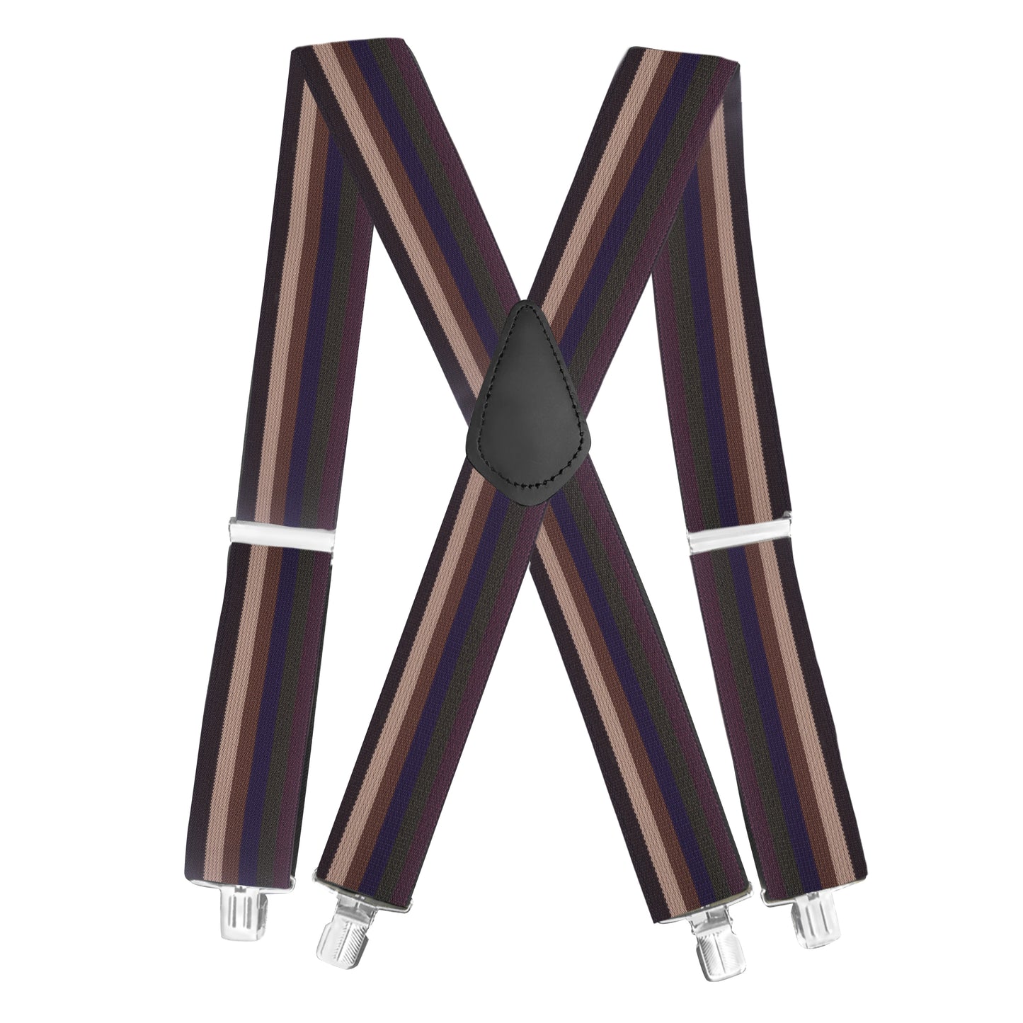 Rainbow / Striped Suspenders - 2″ (Per Dozen)