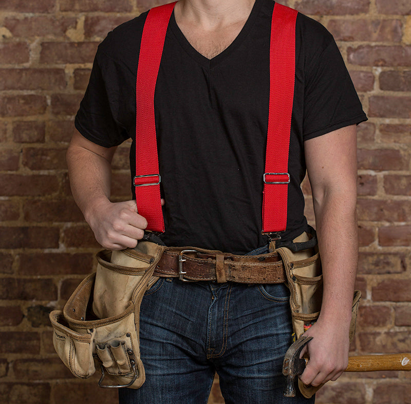 Heavy Duty Construction Suspender -  2″ (Per Dozen)