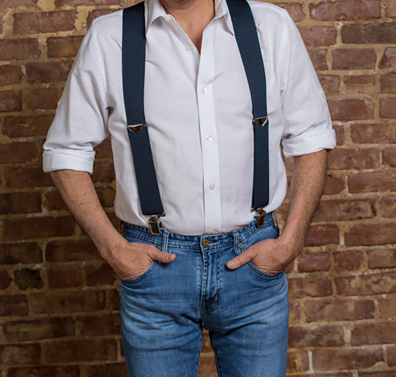 Casual/Work Suspender with Industrial Clip - 2″ (Per Dozen)