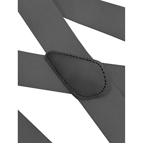 Casual/Work Suspender with Leather Patch 2″ (Per Dozen)