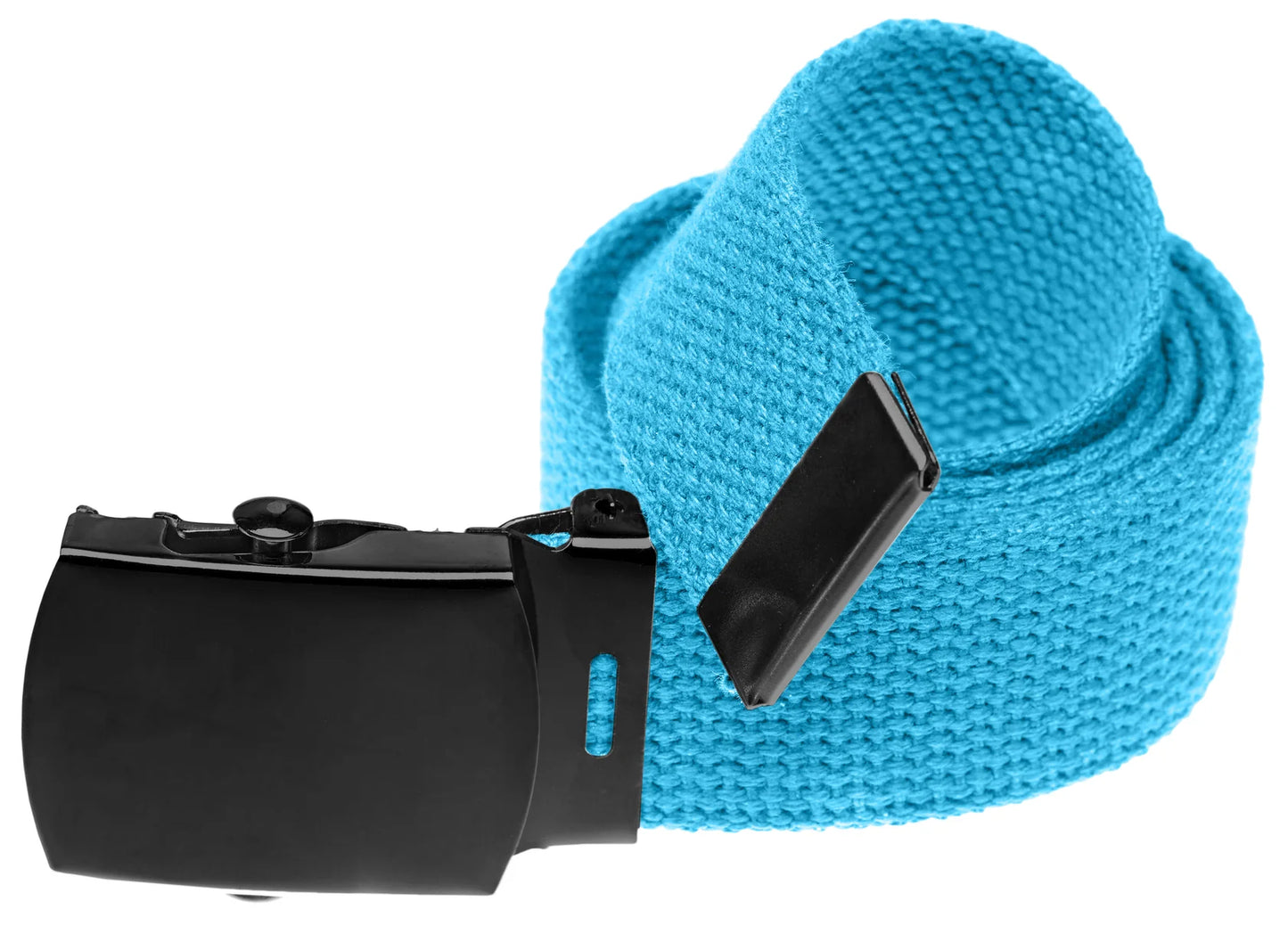 Military Style Web Belt with Black Buckle (Per Dozen)