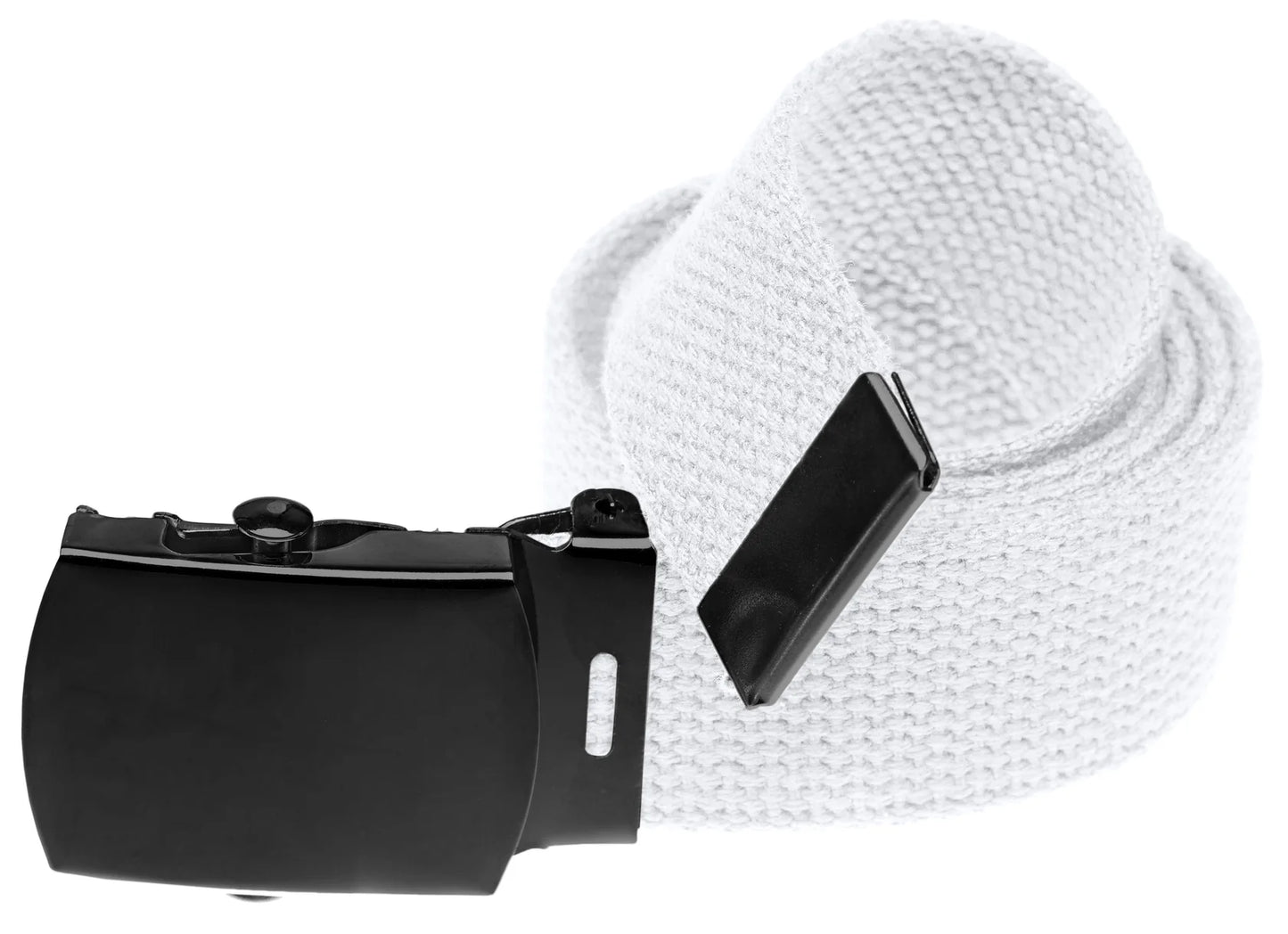 Military Style Web Belt with Black Buckle (Per Dozen)