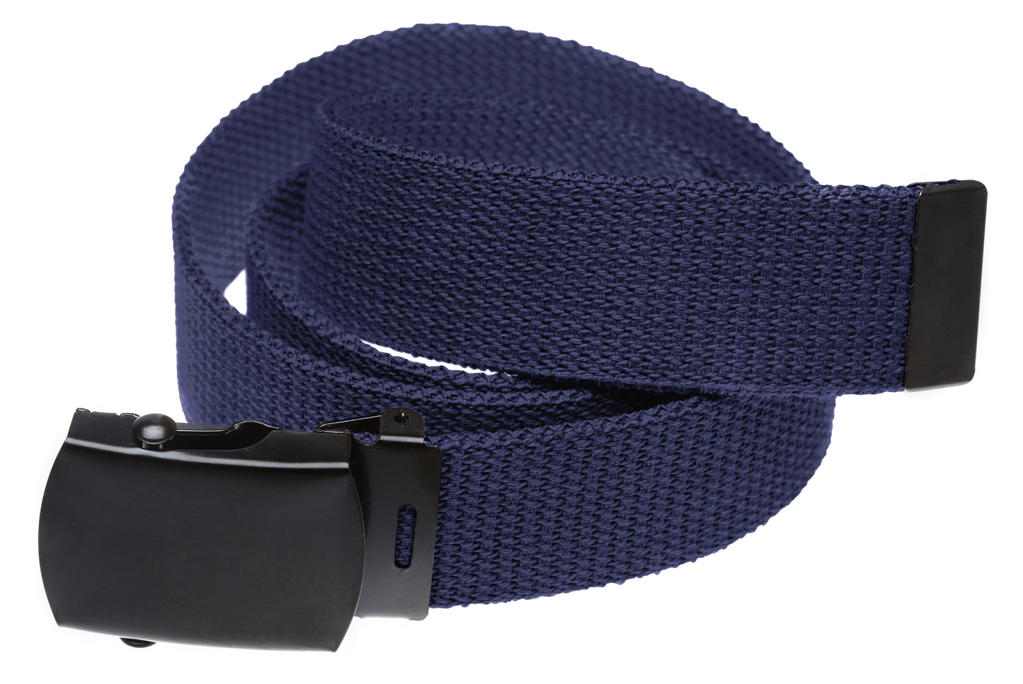Military Grade Web Belt with Black Buckle (Per Dozen)